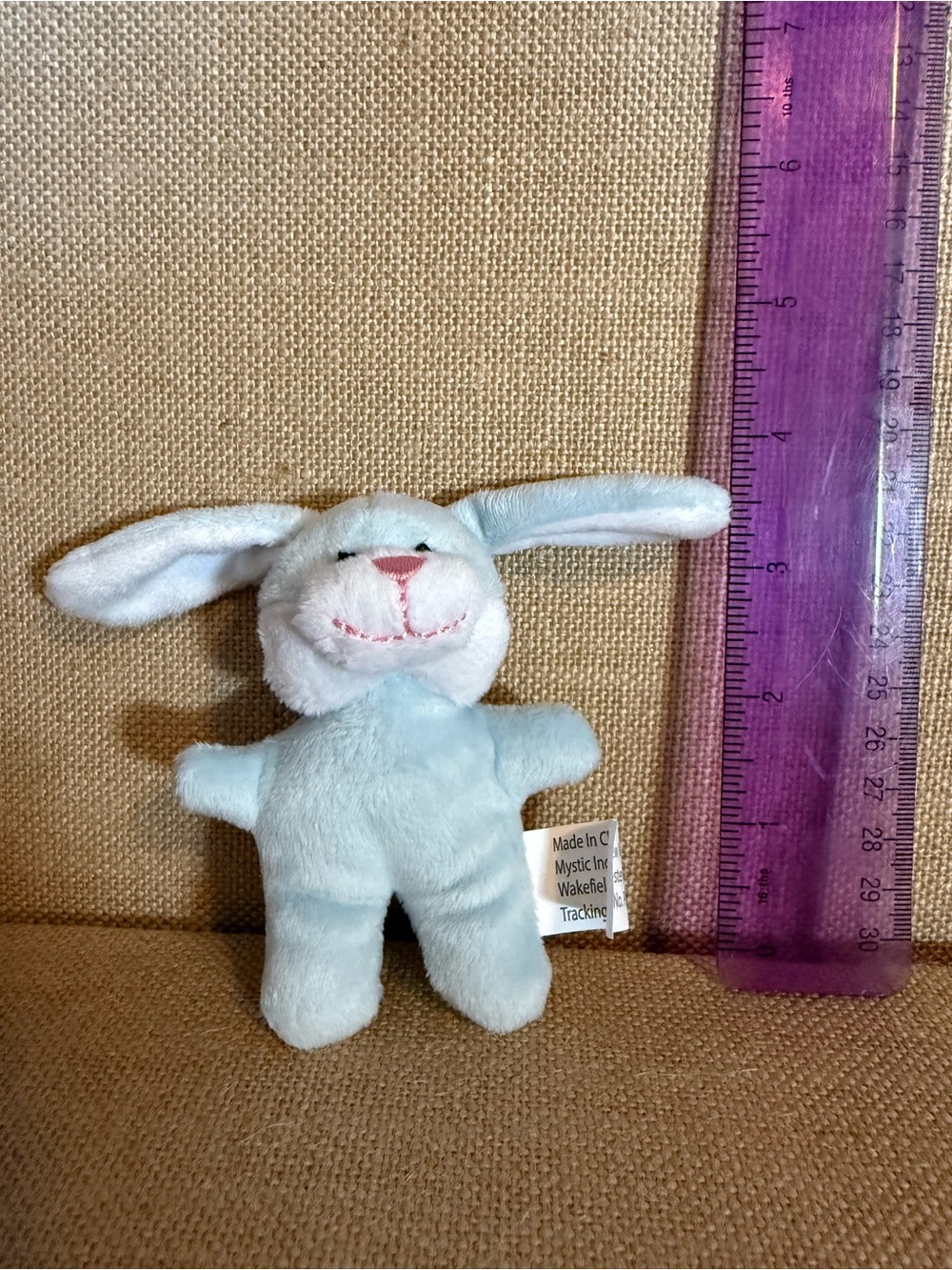 Mystic Light Blue Plush Bunny Stuffed Animal
